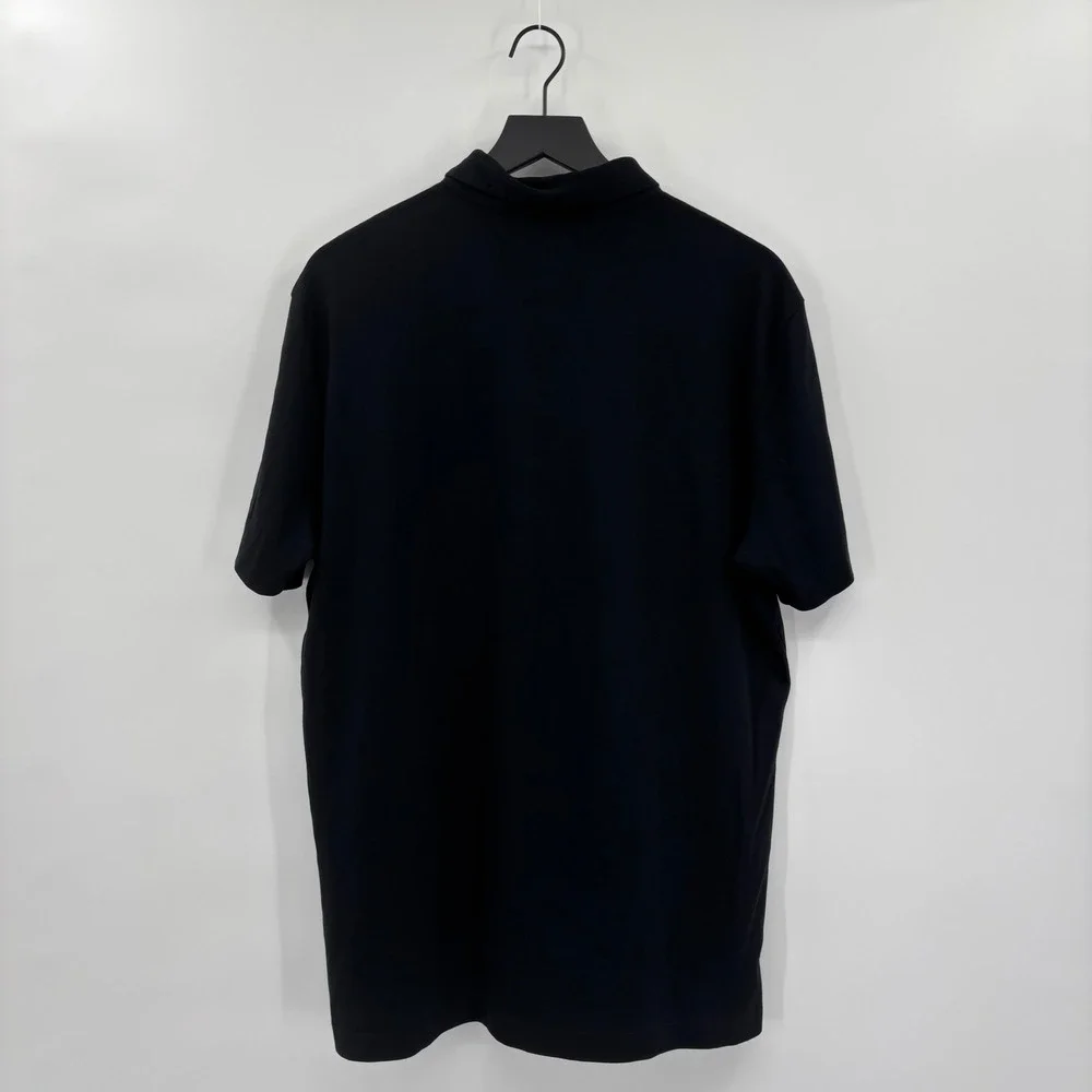 Banana Republic Luxury Touch Performance Polo Shirt Mens XL Tall‎ Black Pocket